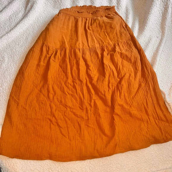 Universal Thread Mustard A-Line skirt - Picture 4 of 5